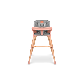 LIONELO Krzesełko do karmienia Koen Pink Rose