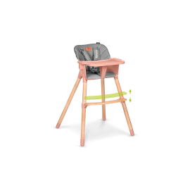 LIONELO Krzesełko do karmienia Koen Pink Rose