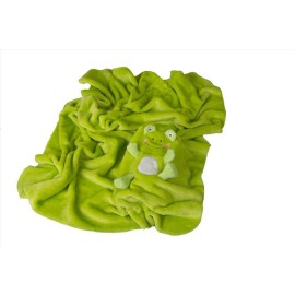 MATEX Kocyk WILLY 85x100 [TB0374_03]zielona żaba