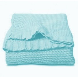 MATEX Pled dziecięcy z bawełny TULLY 75x100 [TB0329_33] turkus