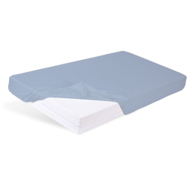 MATEX Prześcieradło BAMBOO z gumą 60x120 [TB0351 24] niebieski