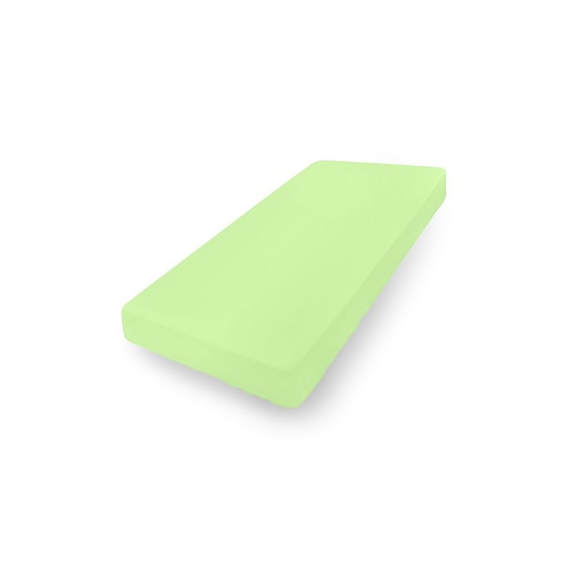 MATEX Prześcieradło JERSEY z gumką 60x120 [TB0027_52] zielone