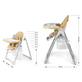 MILLY MALLY 3764 Krzesełko do karmienia Bueno Beige