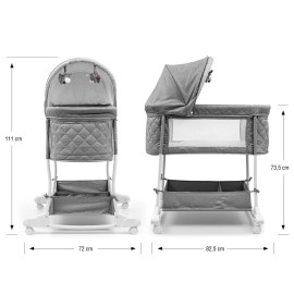 MILLY MALLY 5431 Kołyska Dream On - STONE