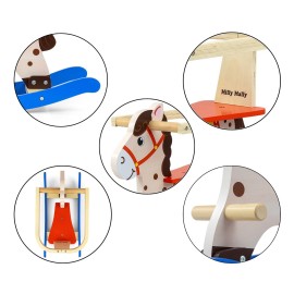 MILLY MALLY Koń Lucky Blue/Red