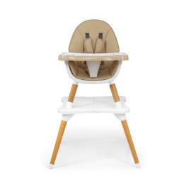 MILLY MALLY Krzesełko do karmienia 2w1 Malmo Beige