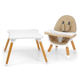 MILLY MALLY Krzesełko do karmienia 2w1 Malmo Beige