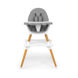 MILLY MALLY Krzesełko do karmienia 2w1 Malmo Grey