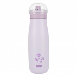 NUK 225329 Kubek ze stali nierdzewnej  500ml Mini +12m kwiat