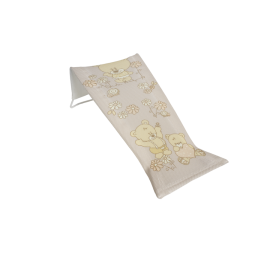 TEGA MS-026-119 Leżaczek kąpielowy z wizerunkiem Miś beżowy