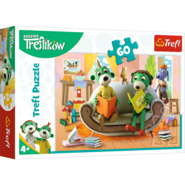 TREFL 17345 Puzzle 60 el. Wspólne czytanie książek