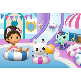 TREFL 17393 Puzzle 60 Gabby na basenie