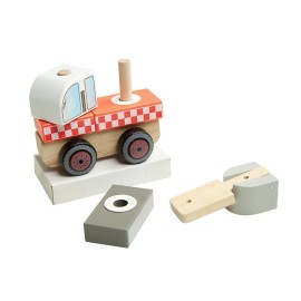 TREFL 61766 Wóz strażacki drewniany