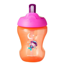TT 447154 Kubek niekapek ze słomką girl 7m+ 230ml