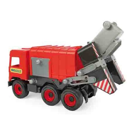 WADER 32113 Middle Truck - Śmieciarka czerwona