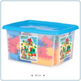 WADER 41270 Blocks - Klocki 132 elem. w pojemniku