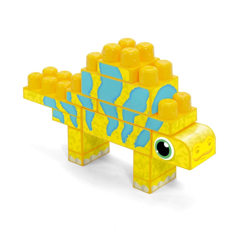 WADER 41495 Baby Blocks Dino klocki stegosaur