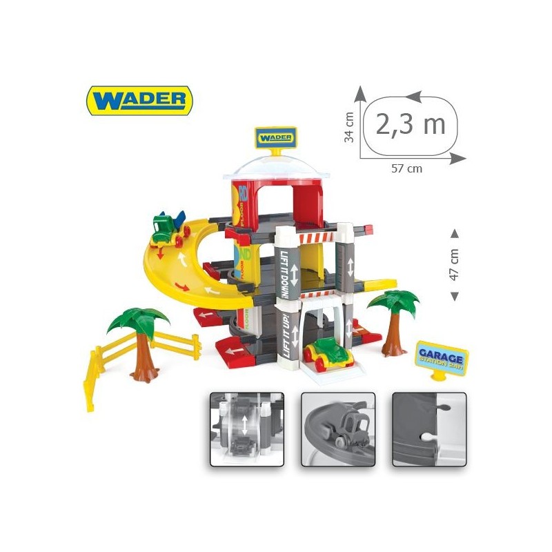 WADER 50310 Garaż z windą - 3 poziomy