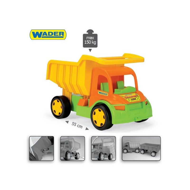 WADER 65005 Happy Summer - Gigant Truck Wywrotka