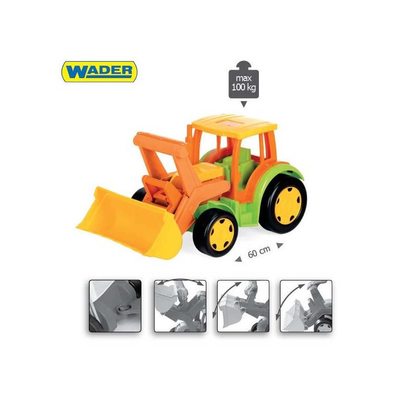 WADER 66005 Happy Summer - Gigant Traktor Spychacz