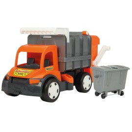 WADER 67016 Gigant - Śmieciarka orange/blue