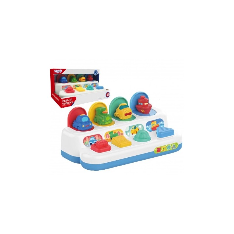 WOOPIE 47238 Zabawka edukacyjna wyskakujące pojazdy