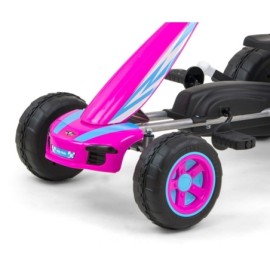 MILLY MALLY 3128 Gokart na pedały Viper Pink
