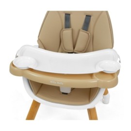 MILLY MALLY Krzesełko do karmienia 2w1 Malmo Beige