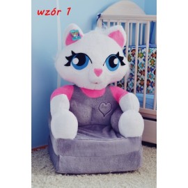 SMYK Fotel rozkładany mix wzorów