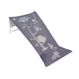 TEGA SO-026-106 Leżaczek kąpielowy z wizerunkiem Sowa szary