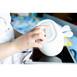 InnoGIO GIOrabbit Silikonowa Lampka Nocna Z Budzikiem