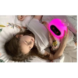 InnoGIO GIOrabbit Silikonowa Lampka Nocna Z Budzikiem