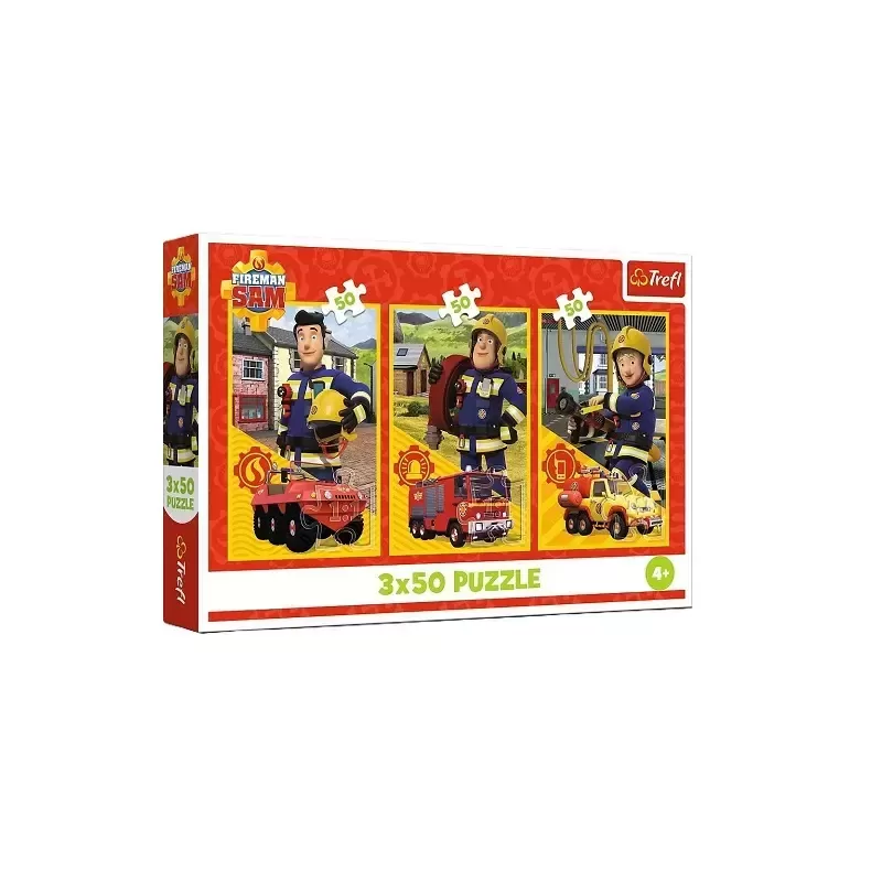 TREFL 34880 Puzzle 3x50 Ekipa z remizy