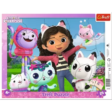 TREFL 31415 Puzzle 25 Ramkowe Poznaj Gabi