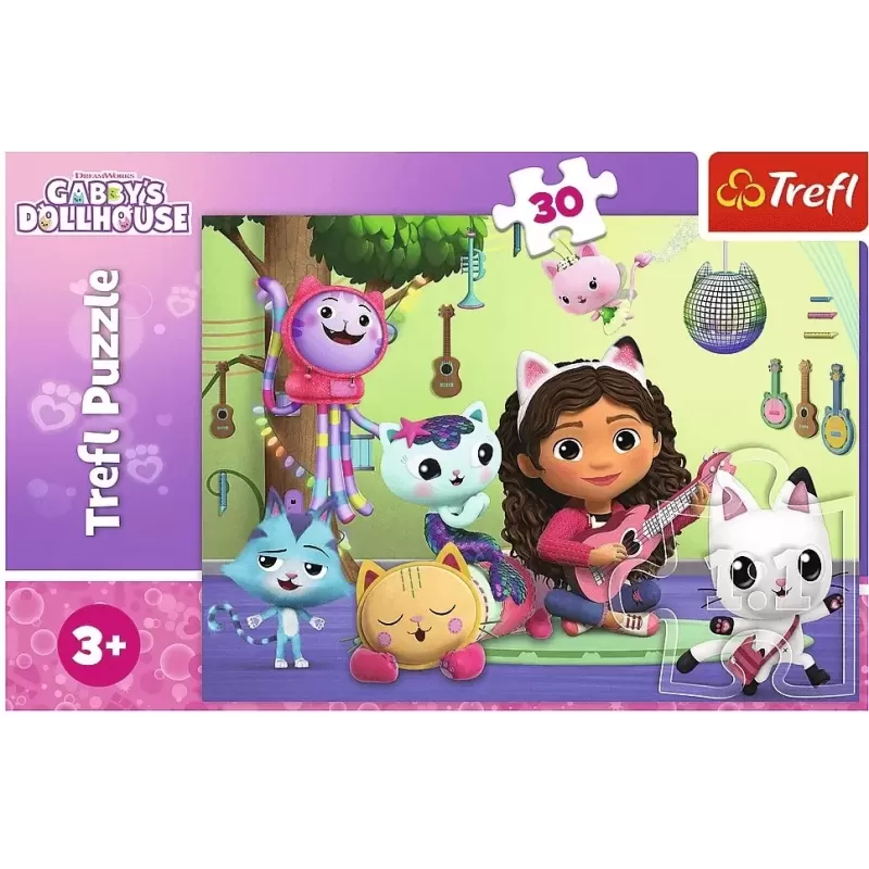 TREFL 18301 Puzzle 30 Gabi i jej uroczy domek