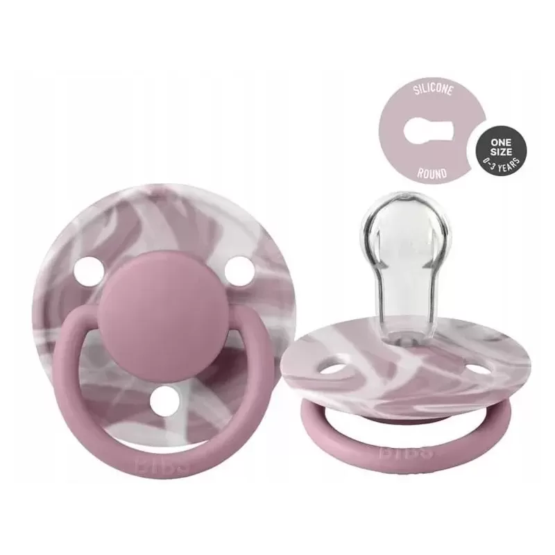 BIBS 1010248 Smoczek uspokajający DE LUX ONE SIZE HEATHER