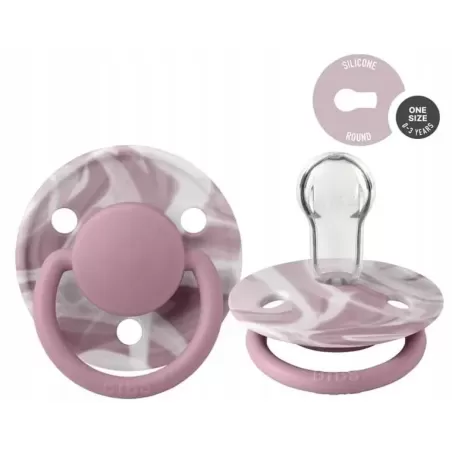 BIBS 1010248 Smoczek uspokajający DE LUX ONE SIZE HEATHER