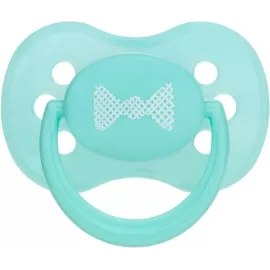 CANPOL 22/423 Smoczek uspokajający silikonowy okrągły 6-18m Pastelove