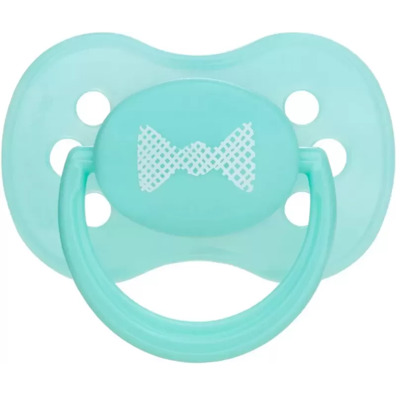 CANPOL 22/423 Smoczek uspokajający silikonowy okrągły 6-18m Pastelove
