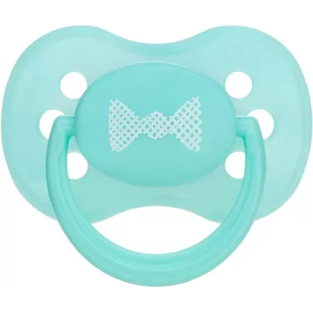 CANPOL 22/423 Smoczek uspokajający silikonowy okrągły 6-18m Pastelove