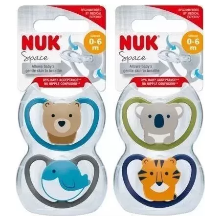 NUK 730269 Smoczek uspokajający 0-6 m SPACE