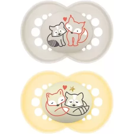 MAM 850790 Smoczek Original 6+ Day&Night Planet Love unisex