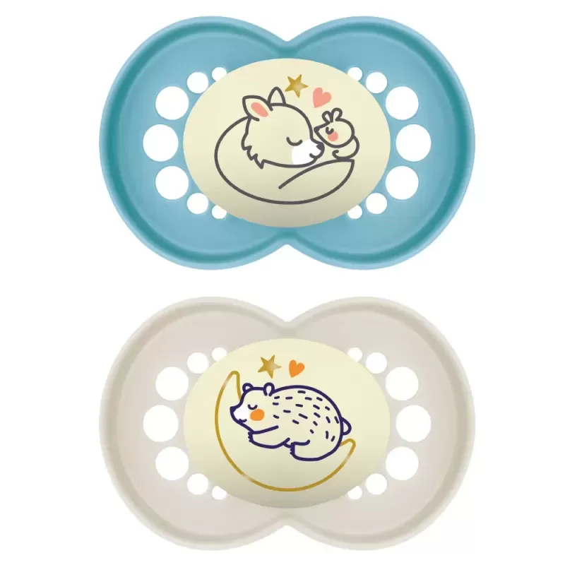 MAM 850776 Smoczek uspokajający Original 6+ Day&Night Planet Love boy