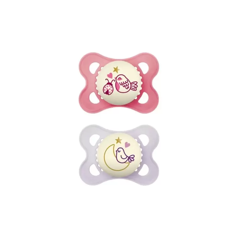 MAM 850691 Smoczek uspokajający Original Night 2-6 Planet Love girl