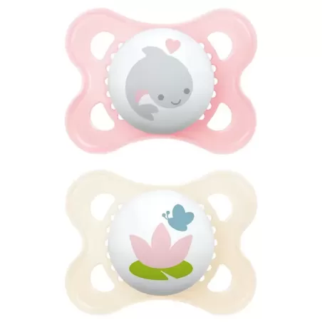 MAM 850677 Smoczek uspokajający Original 2-6 Sealife girl