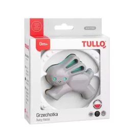 TULLO 116 Zabawka gryzak zając z grzechotką