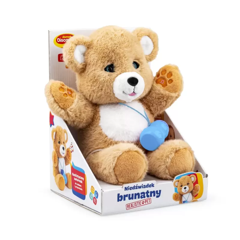 DUMEL DD 30819 Niedźwiadek Brunatny – Interaktywny Pluszak dla Dzieci