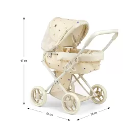 Wózek dla lalek Milly Mally Alice Nature – lekki, składany, od 3 lat