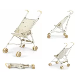 Wózek dla lalek Milly Mally Julia Nature – składany, lekki, 3+
