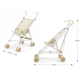 Wózek dla lalek Milly Mally Julia Nature – składany, lekki, 3+